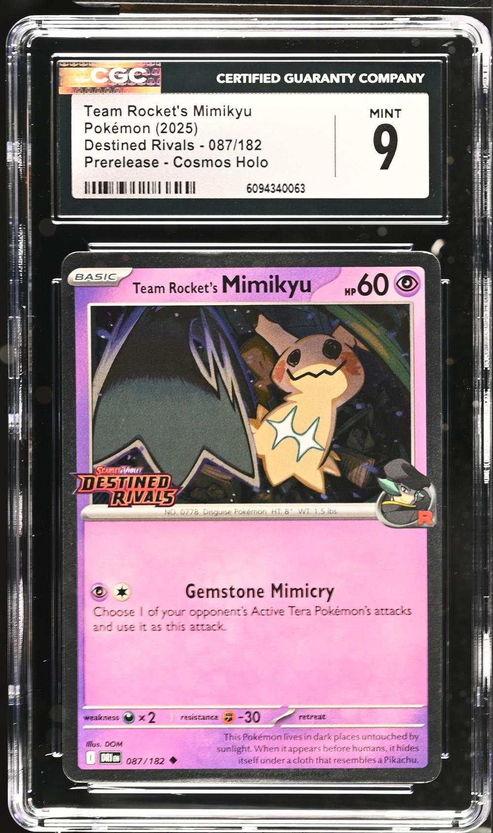 2025 Team Rocket's Mimikyu - Pokémon Pokémon Dri EN-Destined